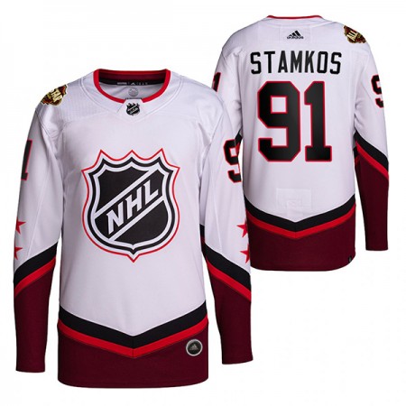 Mænd NHL Tampa Bay Lightning Trøje Steven Stamkos 91 2022 NHL All-Star Hvid Authentic